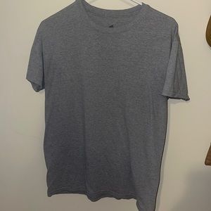 Medium plain gray Hanes shirt